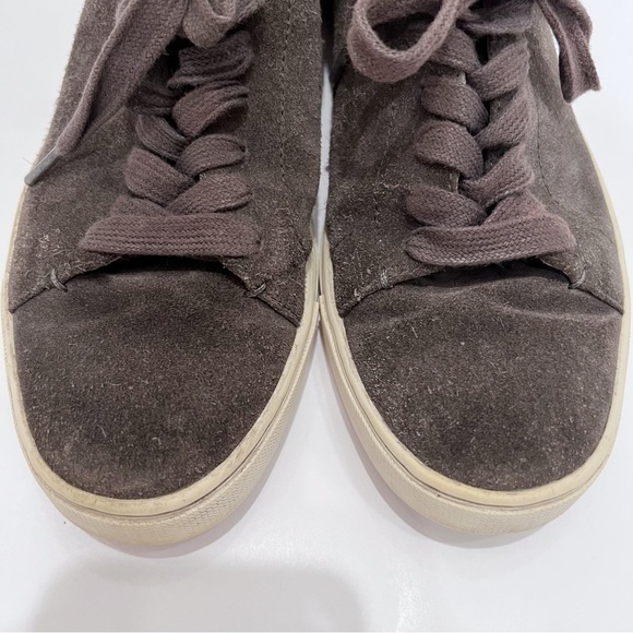 Frye Ivy Low Lace Sneakers Leather Suede Size 8.5 - Picture 11 of 13
